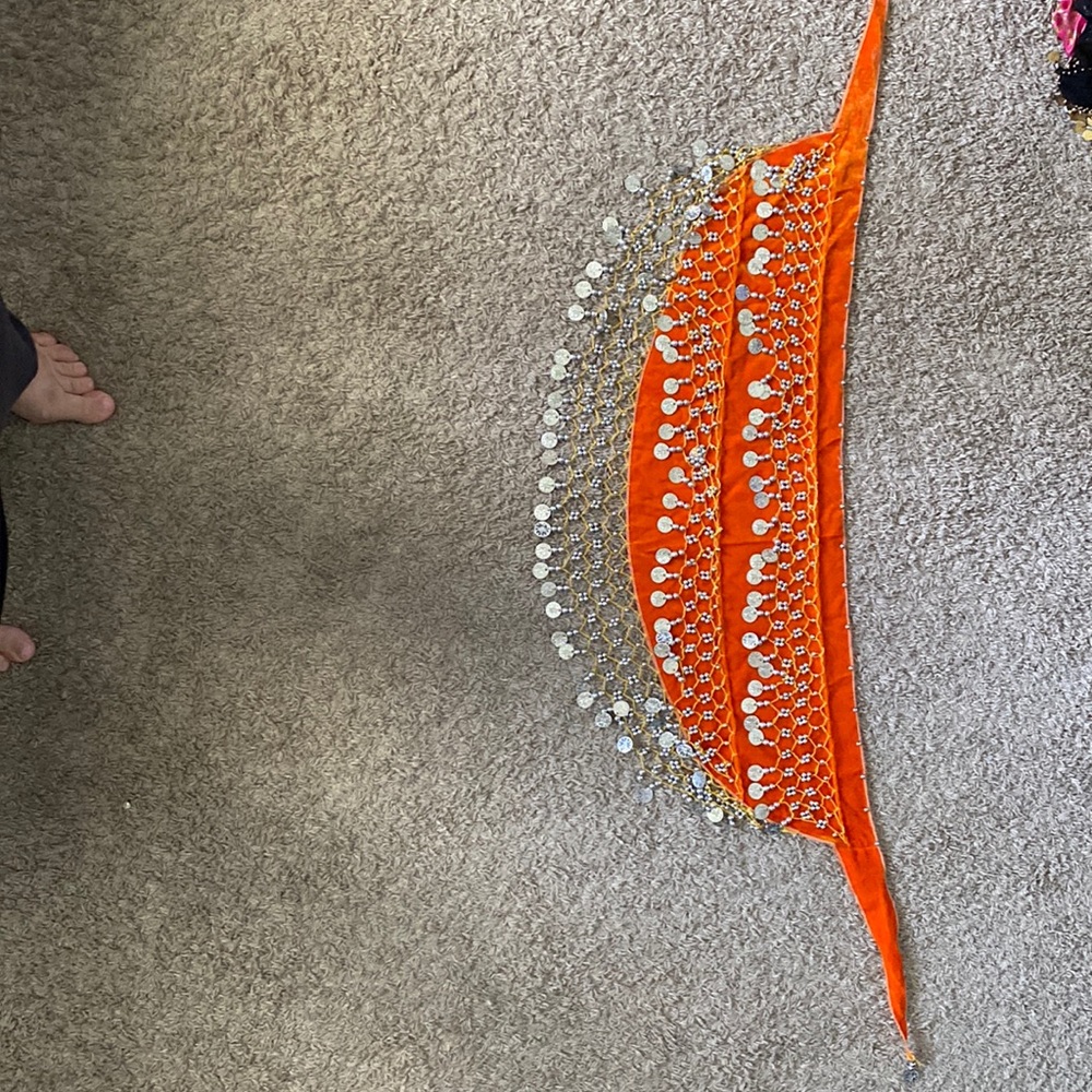 Belly dancing coin belt